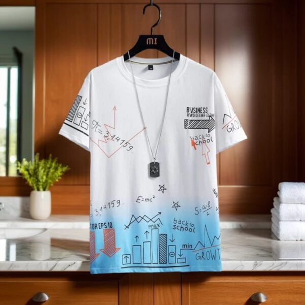 TW Men's Stylish and Collage Boy Printed Trendy T-shirt - Image 5