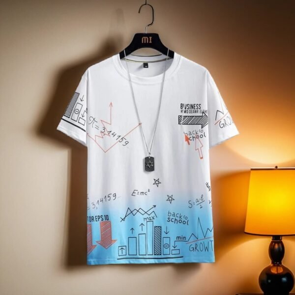 TW Men's Stylish and Collage Boy Printed Trendy T-shirt