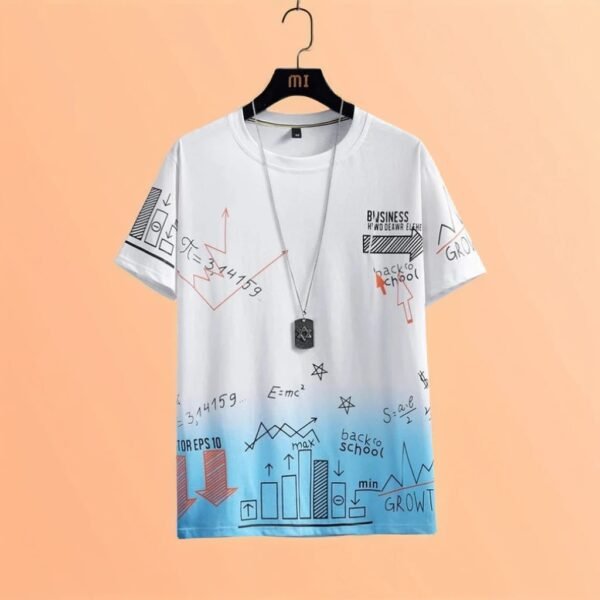 TW Men's Stylish and Collage Boy Printed Trendy T-shirt - Image 3