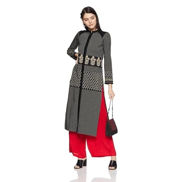 Women's Straight Synthetic Winter Kurta