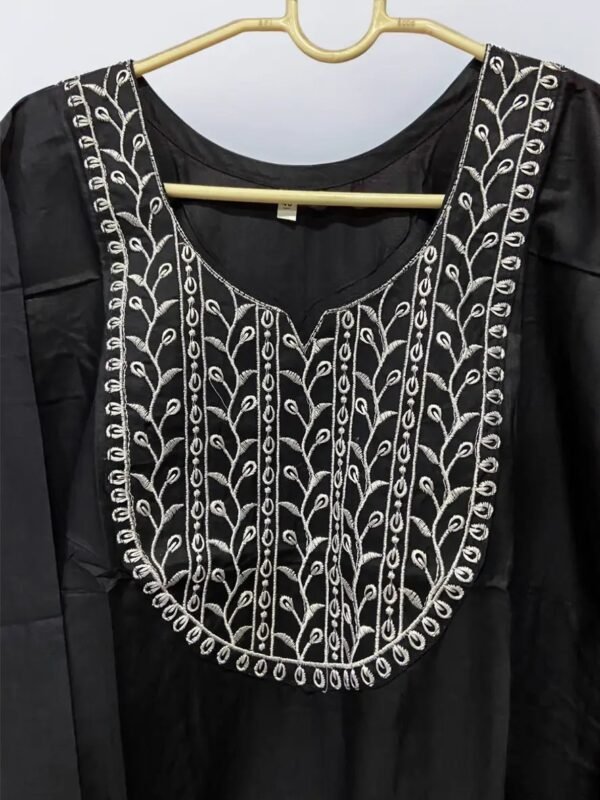 TW Women's Silk Blend Embroidery Straight Kurta - Image 7