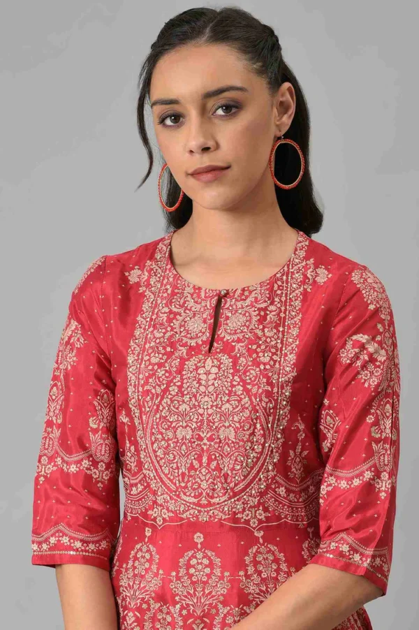 Red Festive Dress - Image 2