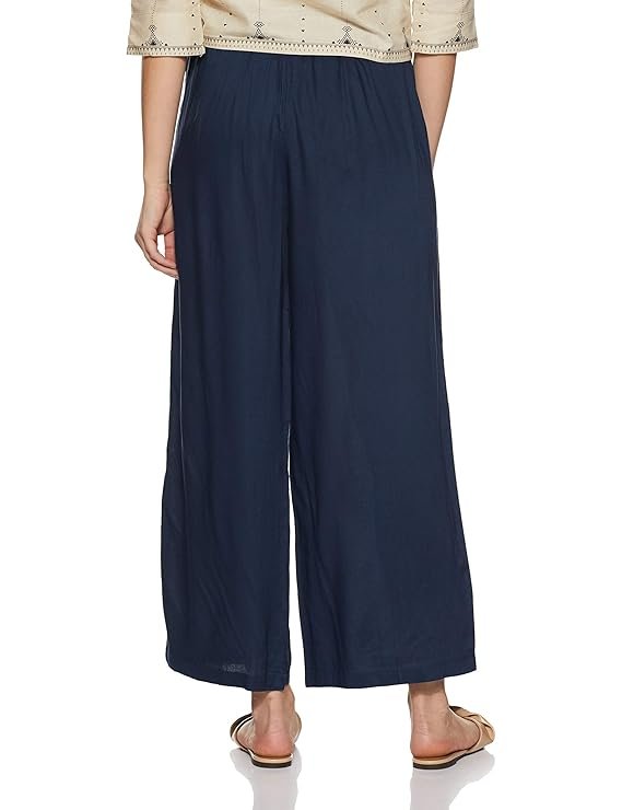 W for Woman Straight Fit Rayon Pants - Image 5