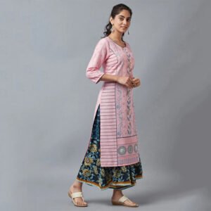 Blue Printed Culottes