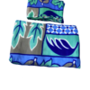 TW Printed Multicolour Double Blanket With Pillow Cover