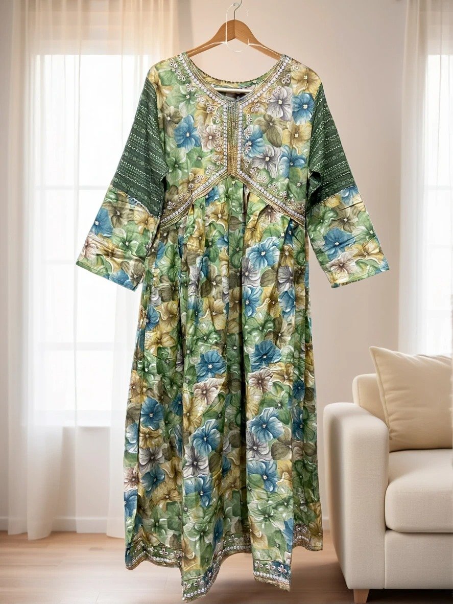 TW Women Viscose Rayon Kurta Pant Dupatta Set With Chikankary Work - Image 6