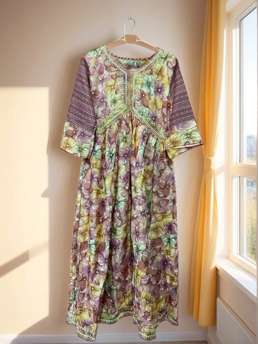 TW Women Viscose Rayon Kurta Pant Dupatta Set With Chikankary Work - Image 7