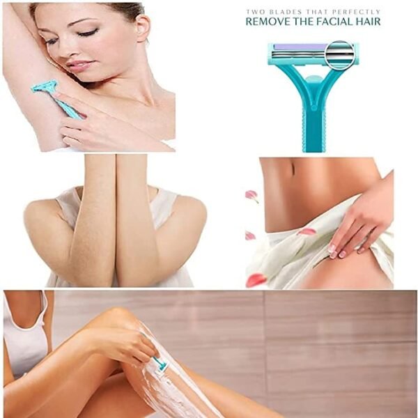 Disposable razors soft touch razor set of 12 pcs  ( Pink colour) - Image 7