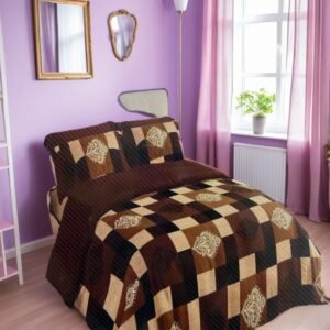 TW aloria rose Cotton Bed-Sheet For King Size Bed