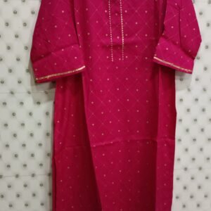 KW Staright Golden Printed Kurta
