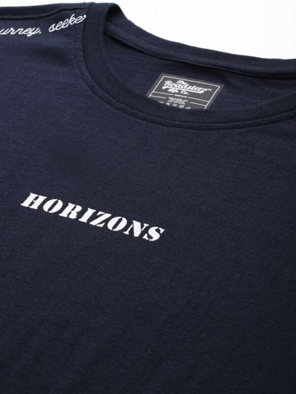 Roadster The Lifestyle Co. Drop-Shoulder Sleeves T-shirt - Image 2
