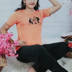 Premium 14 Years Girl's Lounge Night Wear By-Solomen