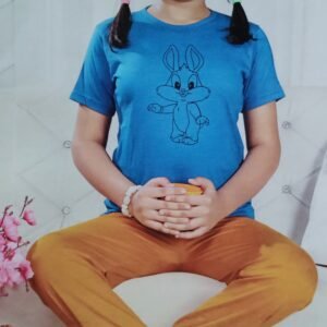 Premium 8 Years Girl's Lounge Night Wear By-Solomen