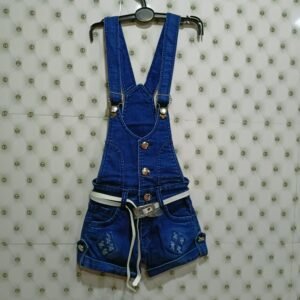 TW Dungaree For Girls Casual Solid Denim