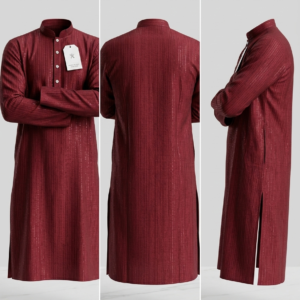 Cotton Printed Long Kurta (Regular Fit)