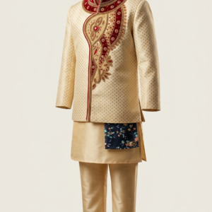 KIDS INDO WESTERN SET-3PCS