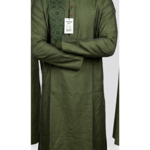 Cotton Printed Long Kurta (Regular Fit)