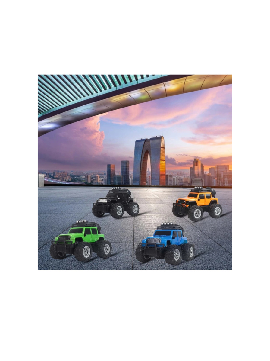 Wembley Defend Climbing Remote Control Car for Kids 4–12 Years, RC Monster Truck 2WD with Dual Spray Smoke, LED Lights, 2.4GHz Long Range, Alloy Body Off Road Car, Type C Rechargeable SUV - Image 4