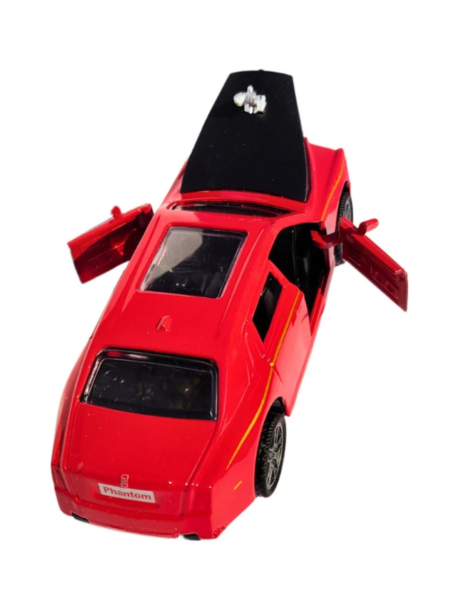 Rolls Royce Phantom Diecast Toy Car – 1:32 Scale Metal Luxury Car Model with Openable Doors, Bonnet & Boot, Pull Back Action, Sound & Light, Collectible Toy Car (Colors as Per Stock) - Image 2