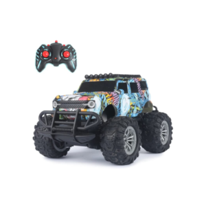 Wembley Defend Climbing Remote Control Car for Kids 4–12 Years, RC Monster Truck 2WD with Dual Spray Smoke, LED Lights, 2.4GHz Long Range, Alloy Body Off Road Car, Type C Rechargeable SUV