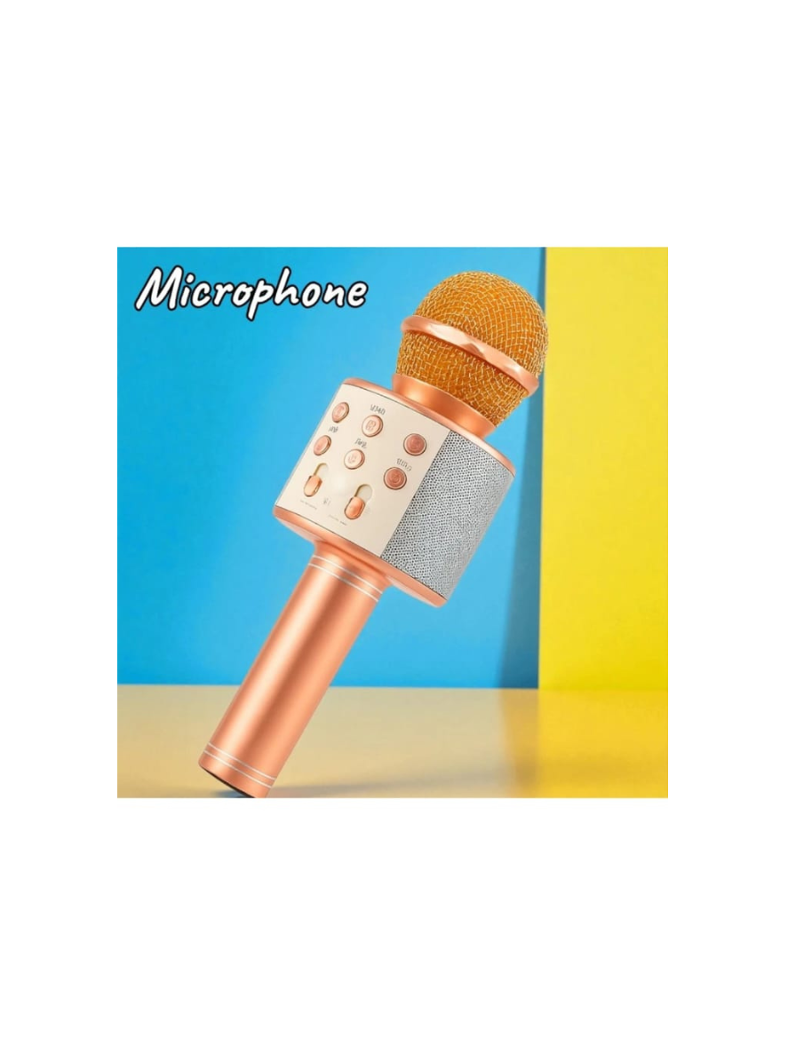 Toy Imagine Rechargeable Karaoke Mic for Kids Wireless Bluetooth Mike for Singing, Practice Microphone for Kids, Music Singing Toy Birthday Gift for Boys & Girls 3+ (Assorted)