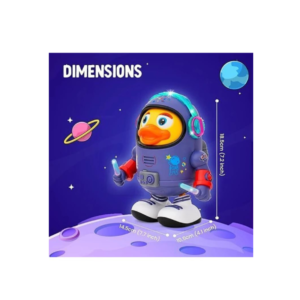 Dancing Space Duck Toy for Kids with Lights & Sound | Astronaut Duck Toy with Music & Flashing Lights | Walking & Dancing Toy for Boys & Girls | Fun Educational Gift for Toddlers