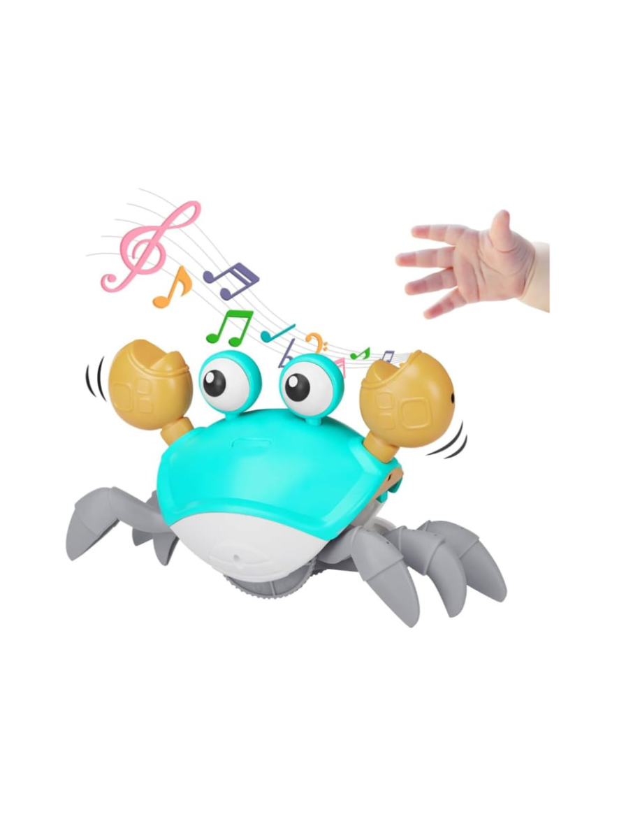 Crawling Crab Toy for Toddlers, Musical Baby Toy with LED Lights, Interactive Crawling Toy for Kids, Birthday Gift, BIS Certified Safe