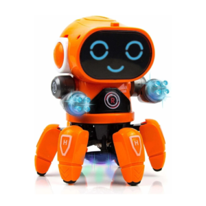 Robot Pioneer Colorful Lights and Music All Direction Movement Dancing Robot Toys for Boys and Girls (Color as per Stock Availability)