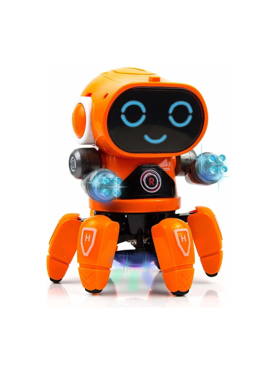Robot Pioneer Colorful Lights and Music All Direction Movement Dancing Robot Toys for Boys and Girls (Color as per Stock Availability)