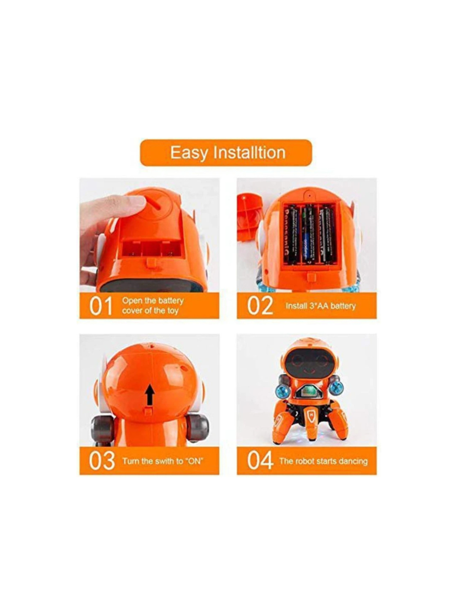 Robot Pioneer Colorful Lights and Music All Direction Movement Dancing Robot Toys for Boys and Girls (Color as per Stock Availability) - Image 4