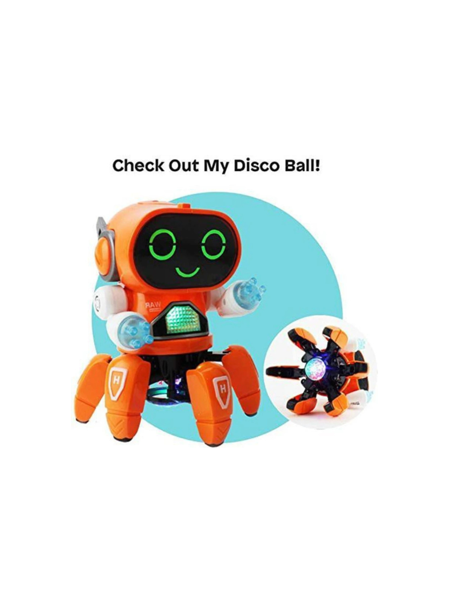 Robot Pioneer Colorful Lights and Music All Direction Movement Dancing Robot Toys for Boys and Girls (Color as per Stock Availability) - Image 5