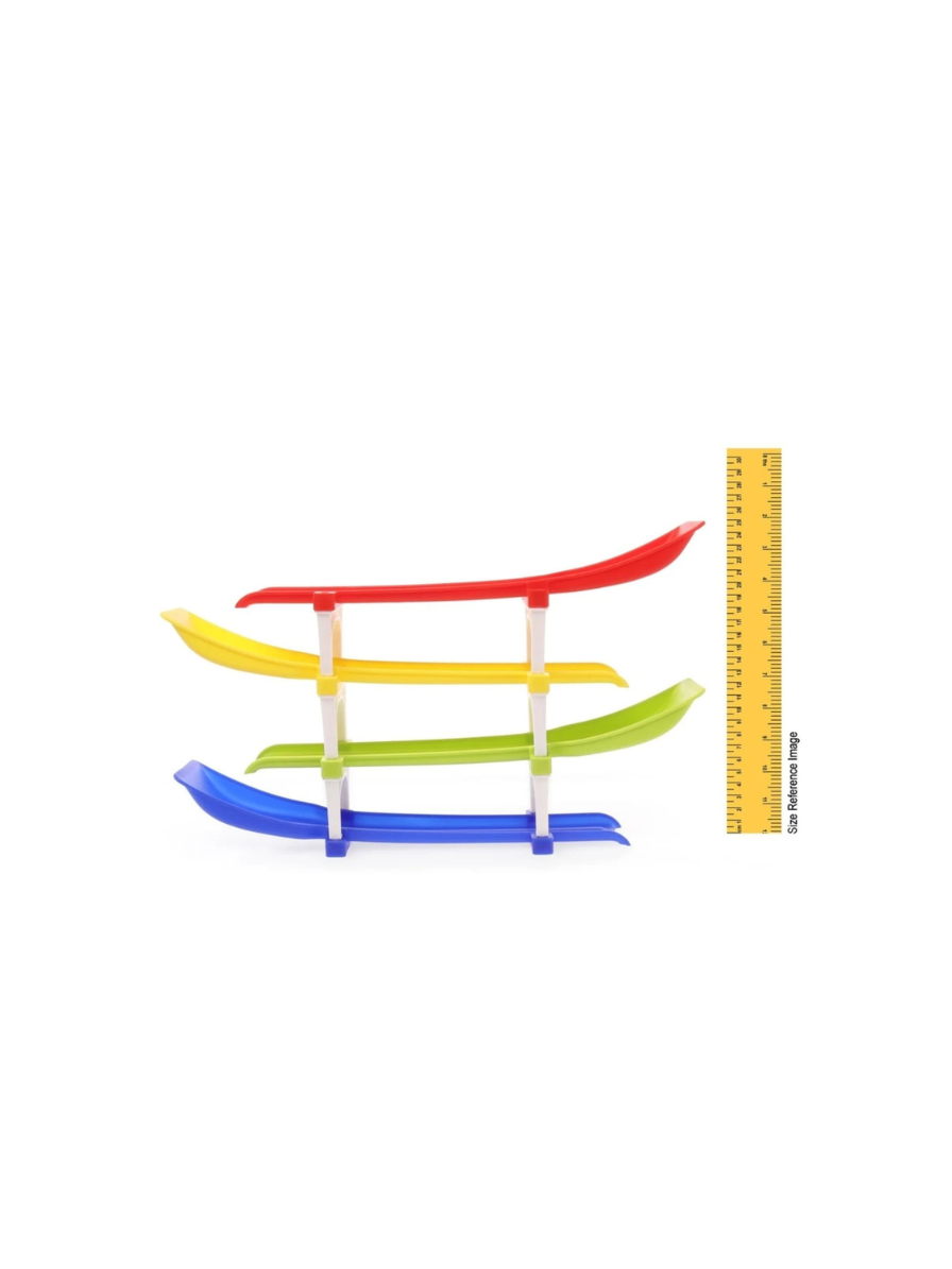 4 Level Ramp Race Track Toy for Kids 18+ Months, BIS Certified Safe for Kids, Car Ramp Racer with 2 Cars and 4 Tracks, Toddler Learning Toy for Boys & Girls - Image 2