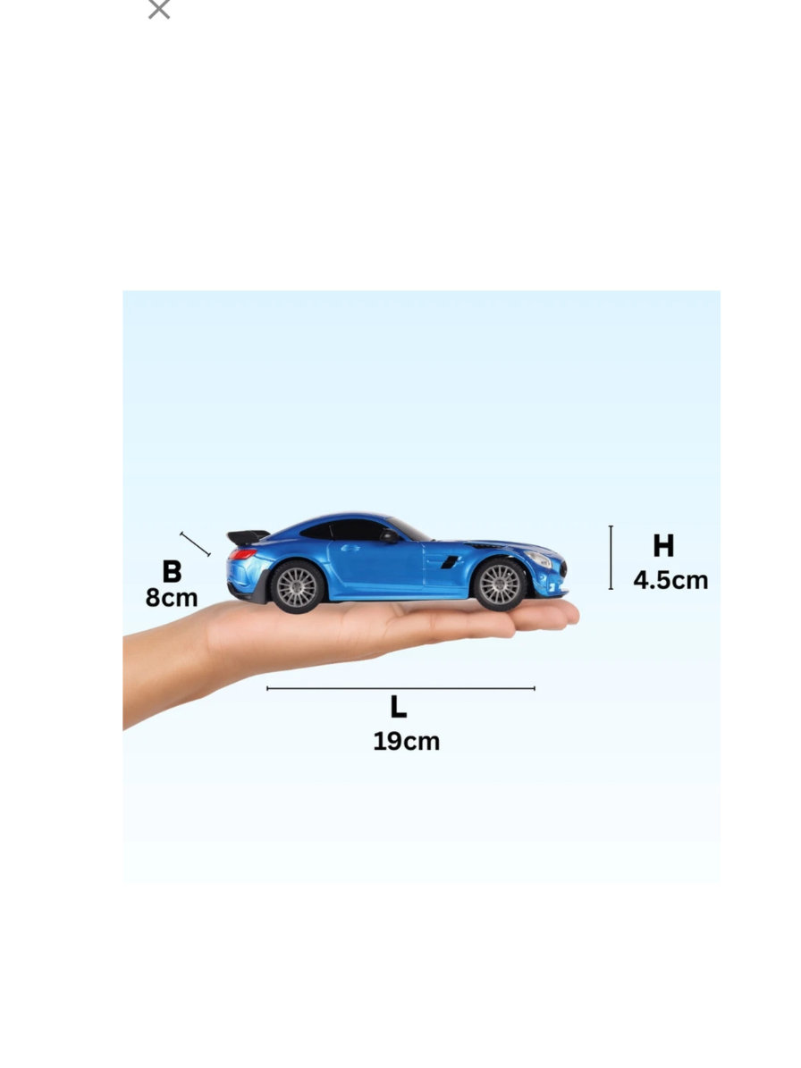 Porsche RS Diecast Model Toy Car | Light & Sound | Metal Pull Back Toy | Premium Collectible Display & Gift for Car Lovers (Blue) - Image 4