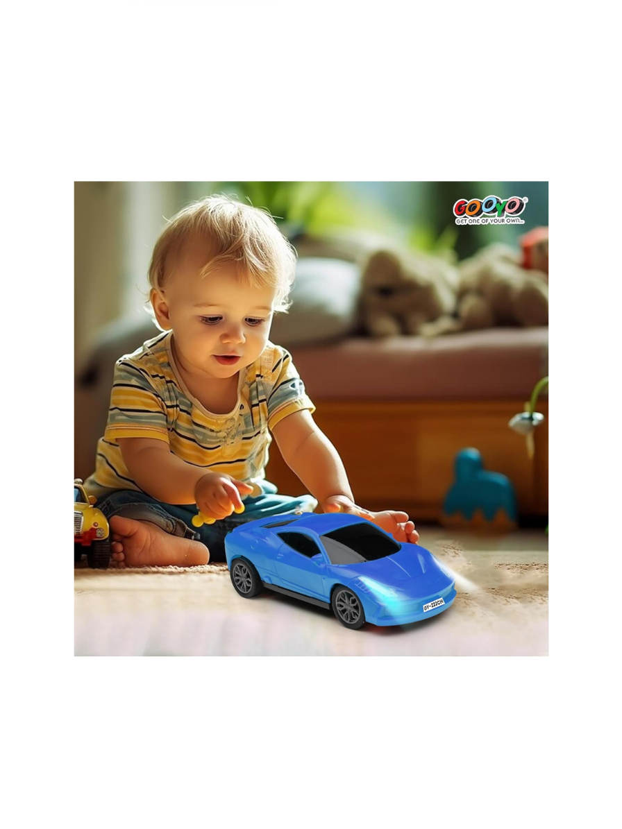 Porsche RS Diecast Model Car 1:32 Scale | Light & Sound | Metal Pull Back Toy | Premium Collectible Display & Gift for Car Lovers (Blue) - Image 3
