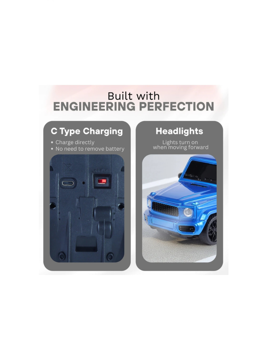 TW- Premium Remote control Suv Toy car for kids(Blue) - Image 2