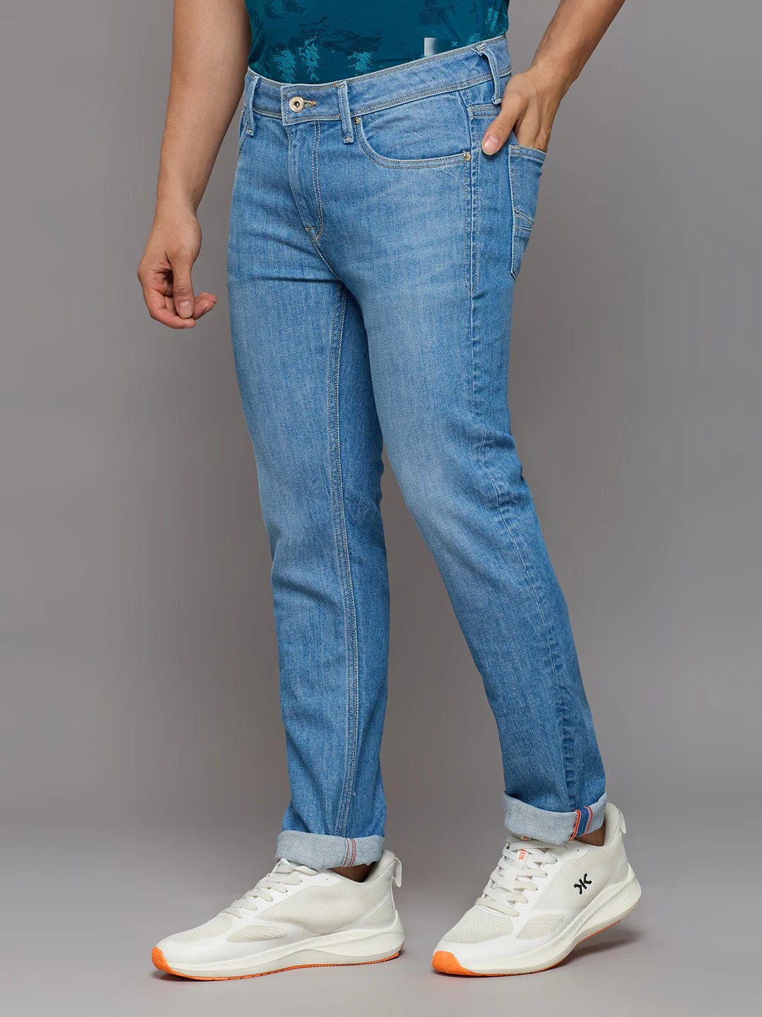 KILLER- Premium Jeans Pants For Men , Blue Regular fit, Light Faded - Image 6