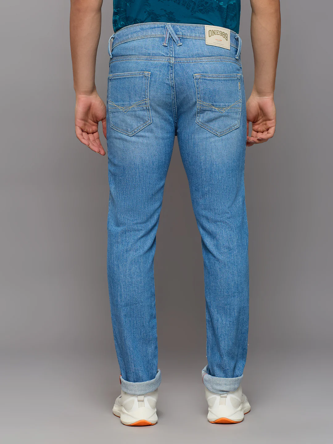 KILLER- Premium Jeans Pants For Men , Blue Regular fit, Light Faded - Image 4