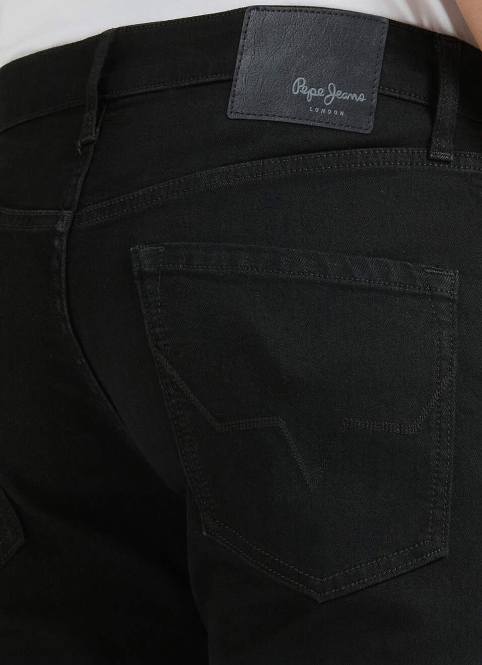 PEPE- Men’s Premium Black Jeans Pants-Regular Fit - Image 6