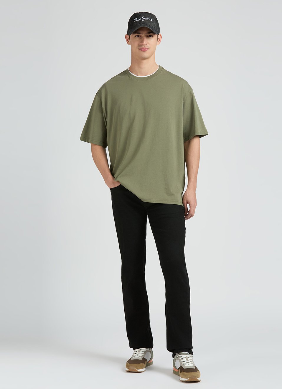 PEPE- Men’s Premium Black Jeans Pants-Regular Fit