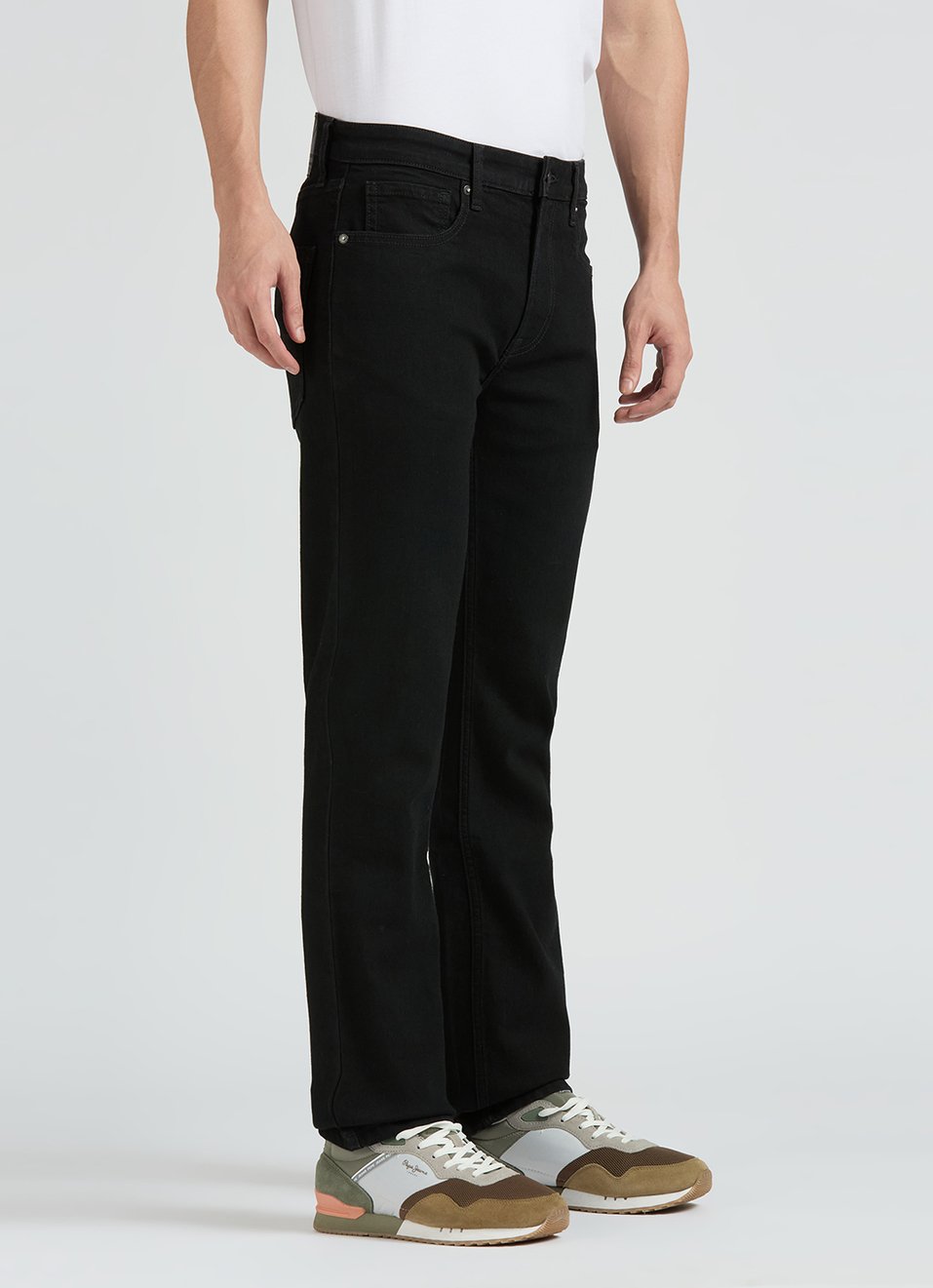 PEPE- Men’s Premium Black Jeans Pants-Regular Fit - Image 3