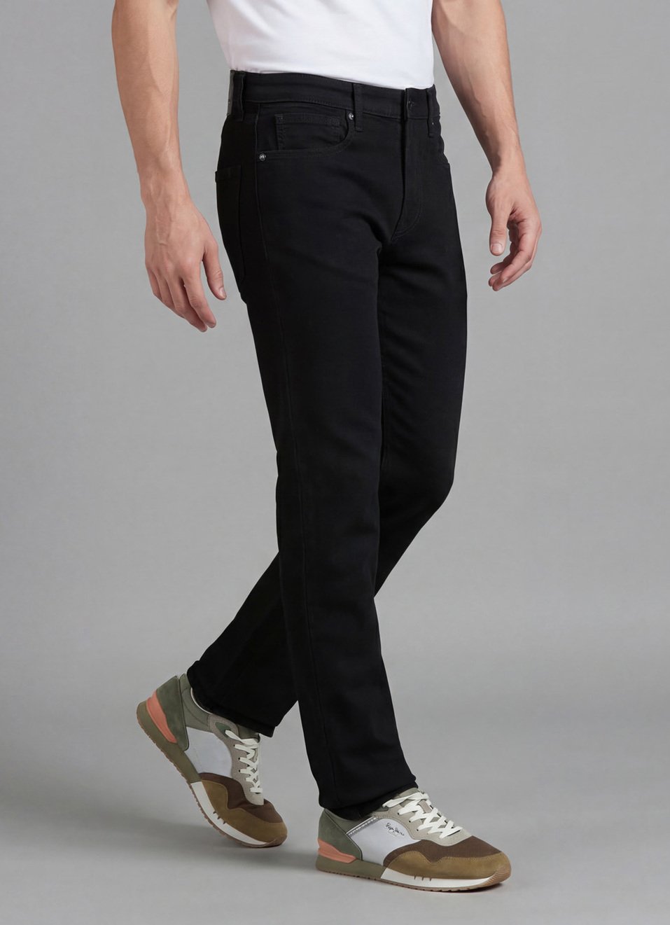PEPE- Men’s Premium Black Jeans Pants-Regular Fit - Image 2