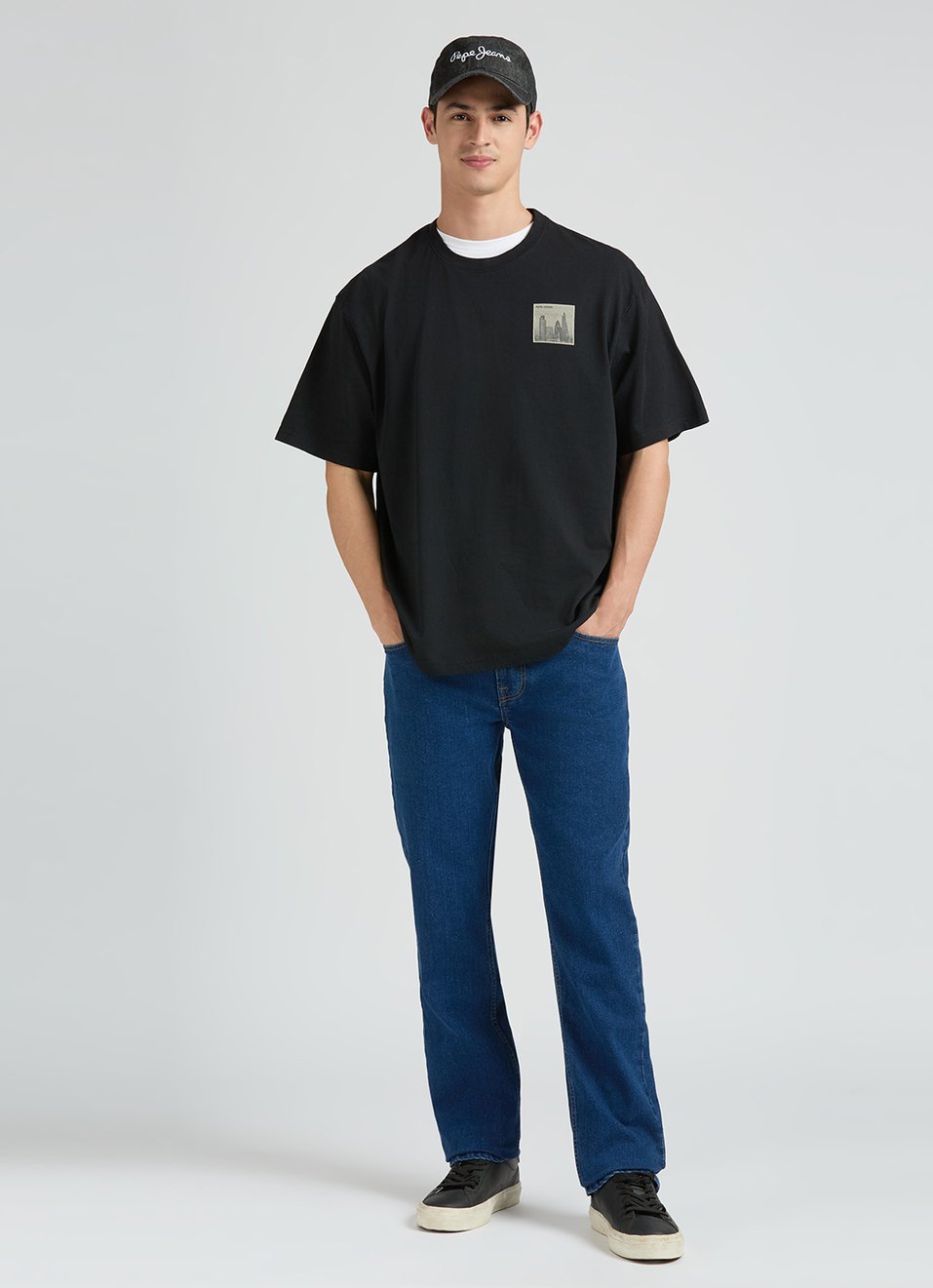 PEPE- Men’s Premium Denim Blue Jeans Pants-Regular Fit