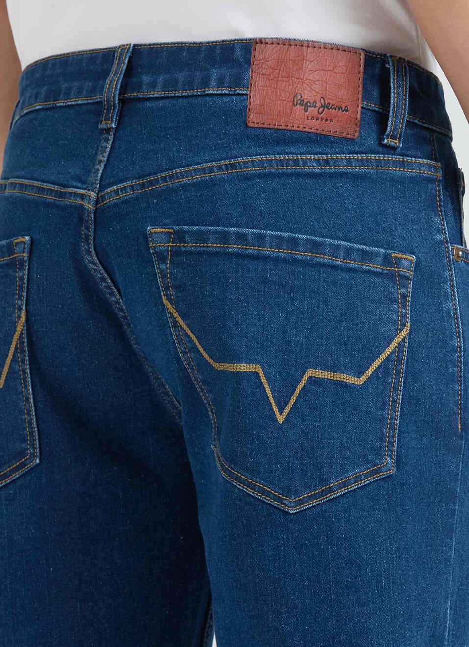 PEPE- Men’s Premium Denim Blue Jeans Pants-Regular Fit - Image 2