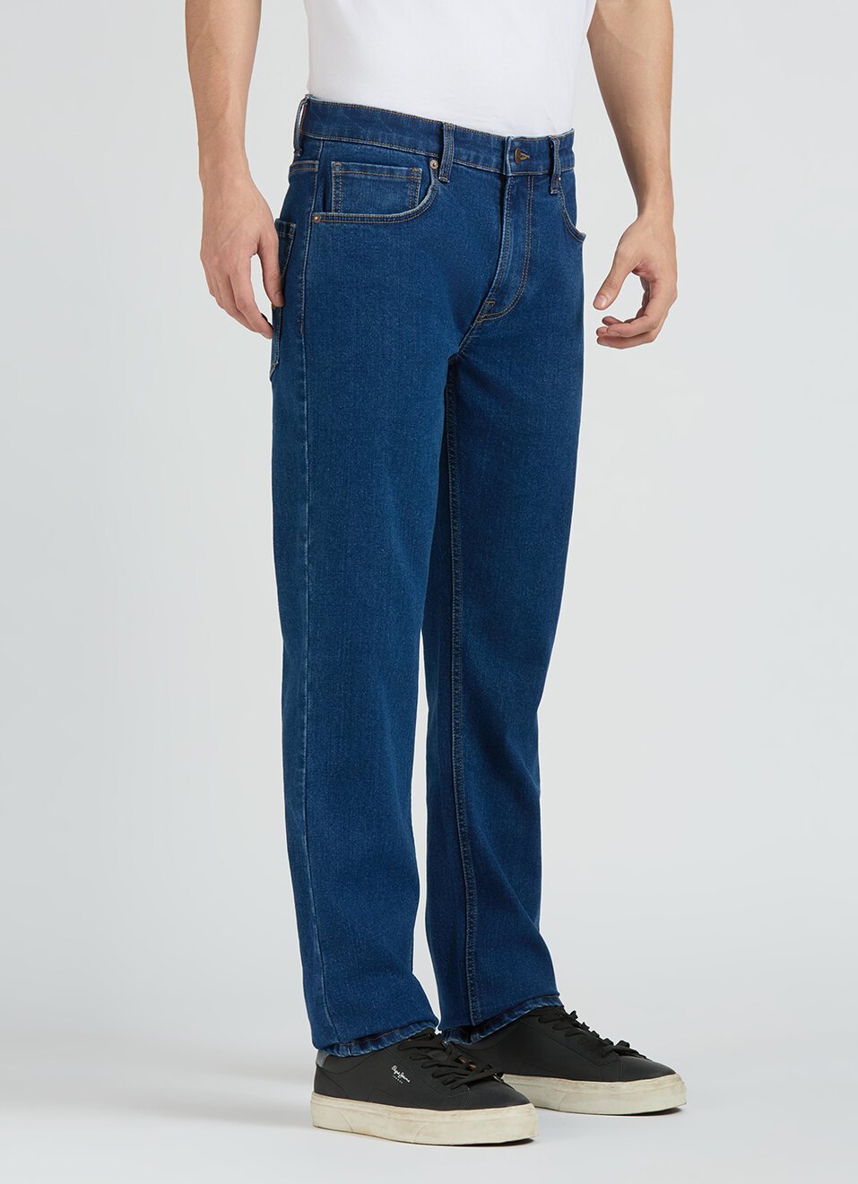 PEPE- Men’s Premium Denim Blue Jeans Pants-Regular Fit - Image 4