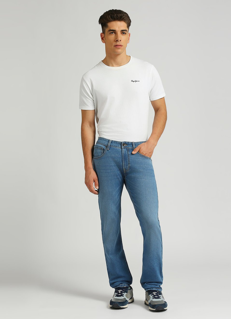 SPYKAR- Men’s Premium Denim Blue Jeans Pants-Regular Fit