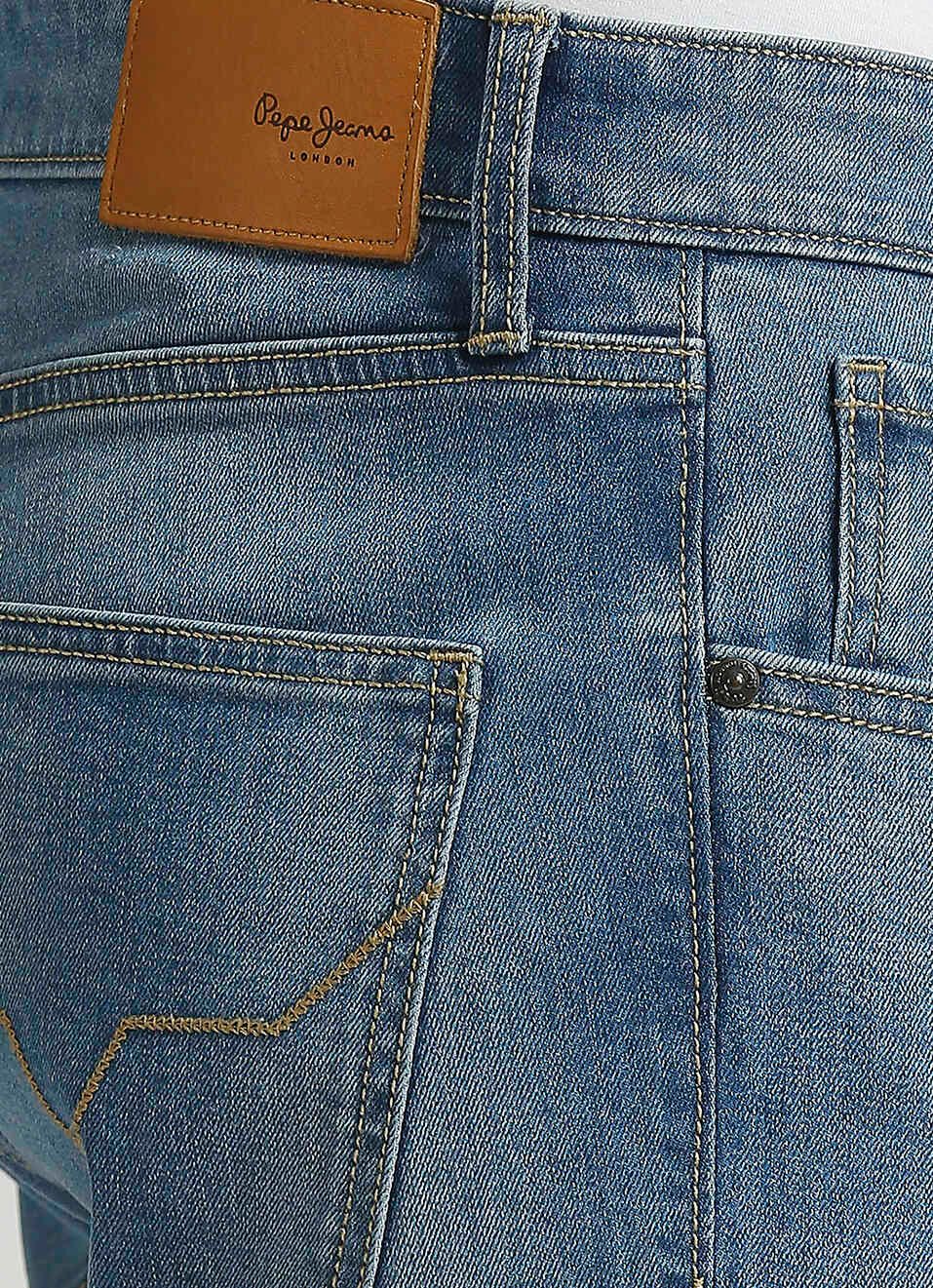 SPYKAR- Men’s Premium Denim Blue Jeans Pants-Regular Fit - Image 4