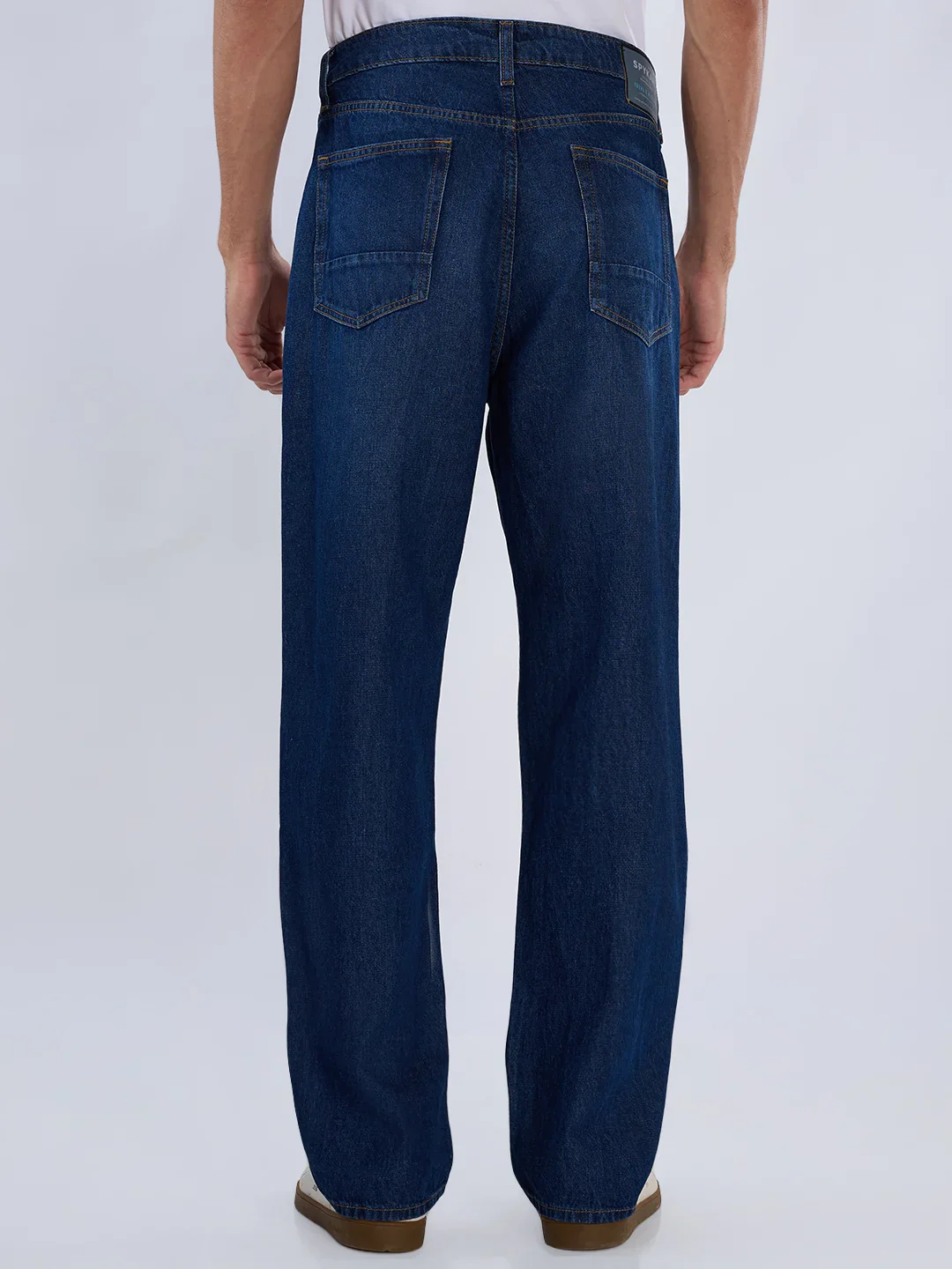 SPYKAR- Men's Premium Dark Blue Jeans Pants-Regular Fit - Image 3