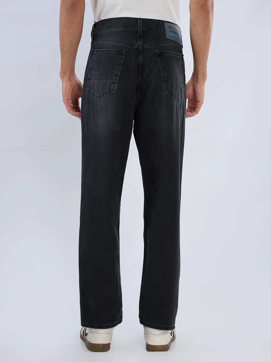 SPYKAR- Men's Premium Dark Grey Jeans Pants-Regular Fit - Image 2