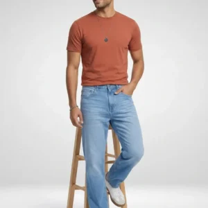 SPYKAR- Mens Premium Light Blue Jeans Pants-Regular Fit